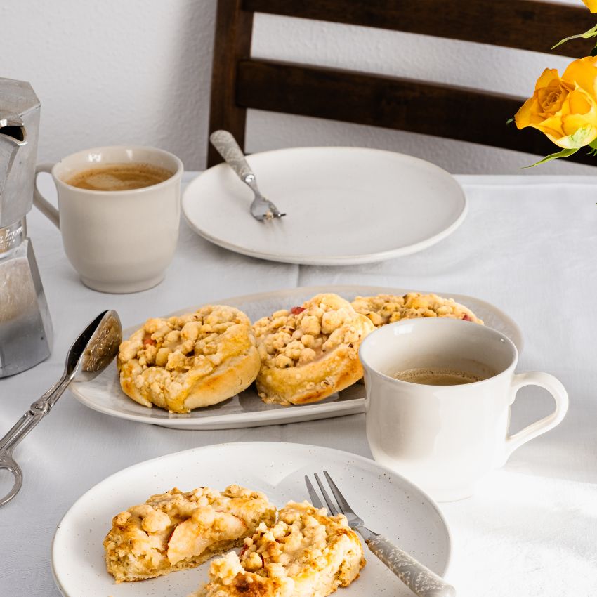 Vegane Apfel-Streusel-Taler